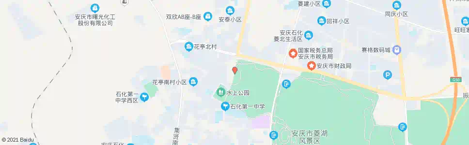 安庆石化游泳馆_公交站地图_安庆公交_妙搜公交查询2024