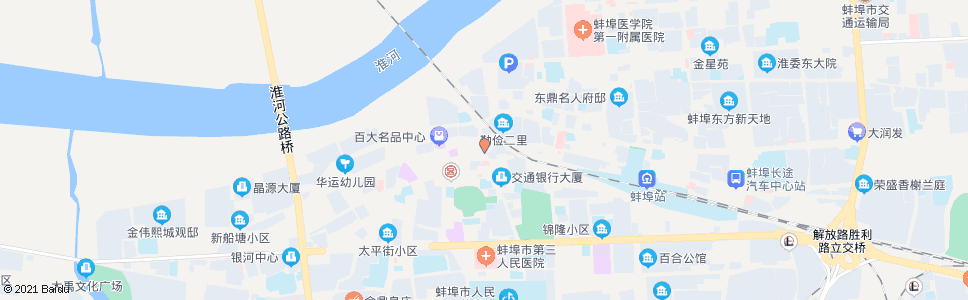 蚌埠中荣街_公交站地图_蚌埠公交_妙搜公交查询2024
