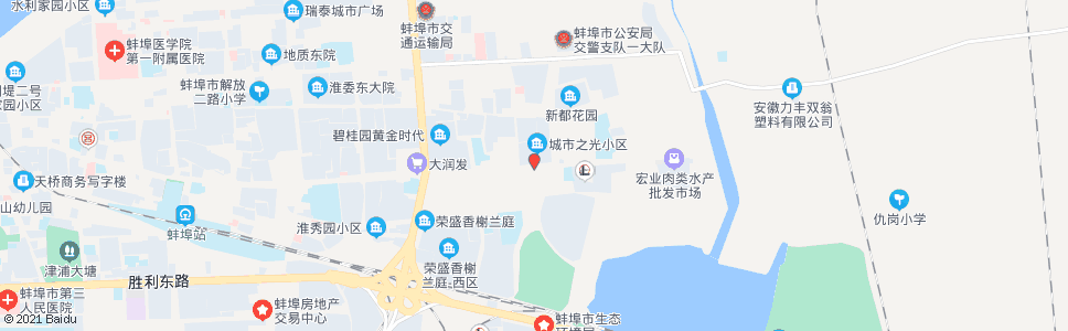 蚌埠凤阳路珠城路_公交站地图_蚌埠公交_妙搜公交查询2024