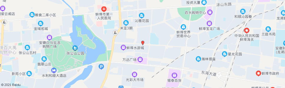 蚌埠万达广场(北)_公交站地图_蚌埠公交_妙搜公交查询2024