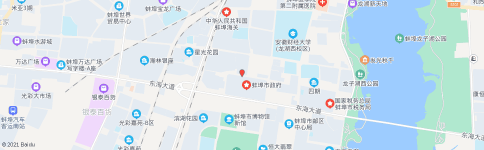 蚌埠市政府(北)_公交站地图_蚌埠公交_妙搜公交查询2024