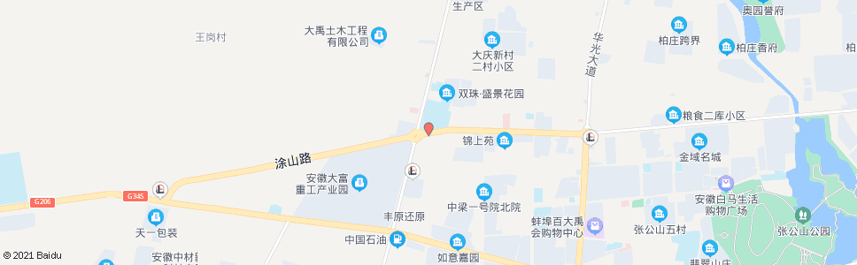蚌埠十二中_公交站地图_蚌埠公交_妙搜公交查询2024