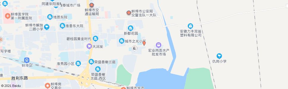 蚌埠肉联厂_公交站地图_蚌埠公交_妙搜公交查询2024