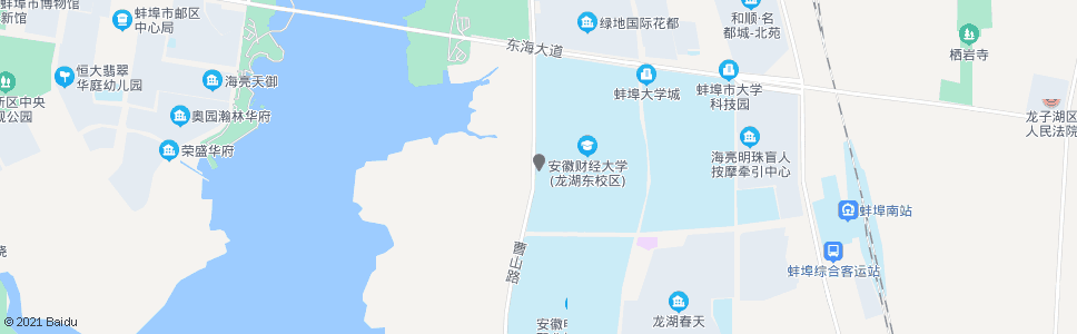 蚌埠财大西门_公交站地图_蚌埠公交_妙搜公交查询2024