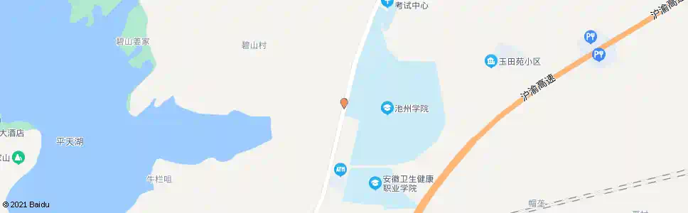 池州池州学院西大门_公交站地图_池州公交_妙搜公交查询2024