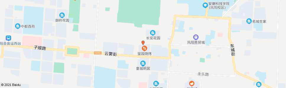 滁州玺园_公交站地图_滁州公交_妙搜公交查询2024