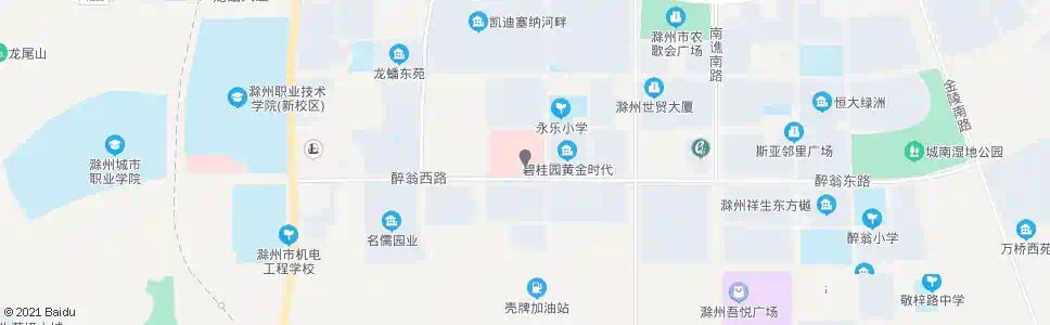 滁州一院新区分院_公交站地图_滁州公交_妙搜公交查询2024