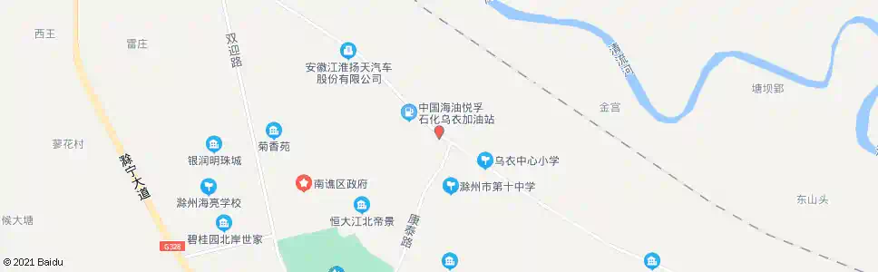 滁州三岔路_公交站地图_滁州公交_妙搜公交查询2024