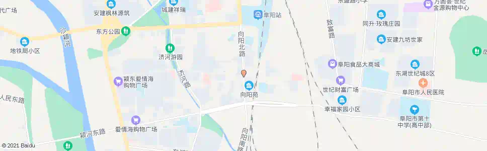 阜阳铁二处_公交站地图_阜阳公交_妙搜公交查询2024