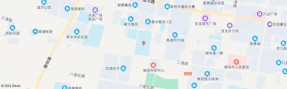 阜阳三中_公交站地图_阜阳公交_妙搜公交查询2024