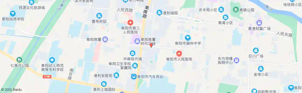 阜阳汇鑫南门_公交站地图_阜阳公交_妙搜公交查询2024