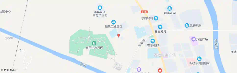 阜阳工业园社区_公交站地图_阜阳公交_妙搜公交查询2024