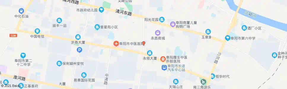 阜阳二里井新村_公交站地图_阜阳公交_妙搜公交查询2024