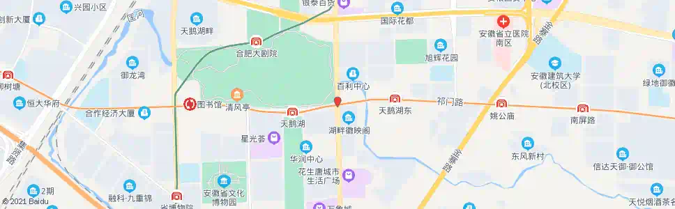 合肥翠澜站_公交站地图_合肥公交_妙搜公交查询2024