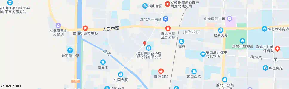 淮北矿务局干校_公交站地图_淮北公交_妙搜公交查询2024