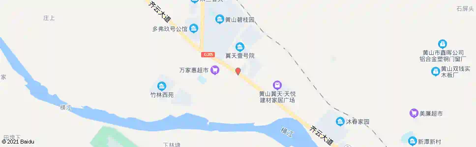 黄山东湖桥_公交站地图_黄山公交_妙搜公交查询2024