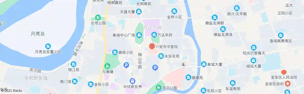 六安市中医院_公交站地图_六安公交_妙搜公交查询2024