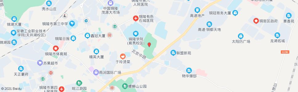 铜陵植物园_公交站地图_铜陵公交_妙搜公交查询2024