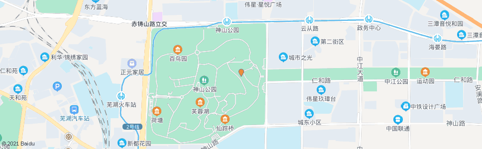 芜湖雕塑公园(北)_公交站地图_芜湖公交_妙搜公交查询2024