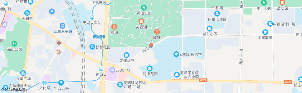 芜湖雕塑公园(南)_公交站地图_芜湖公交_妙搜公交查询2024