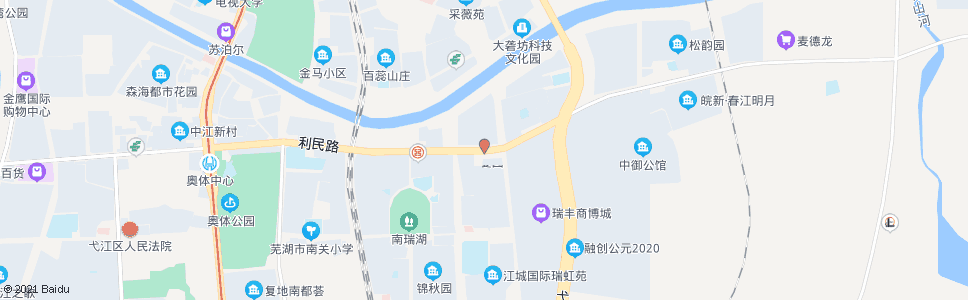芜湖瑞东园_公交站地图_芜湖公交_妙搜公交查询2024