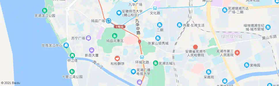 芜湖第二人民医院_公交站地图_芜湖公交_妙搜公交查询2024