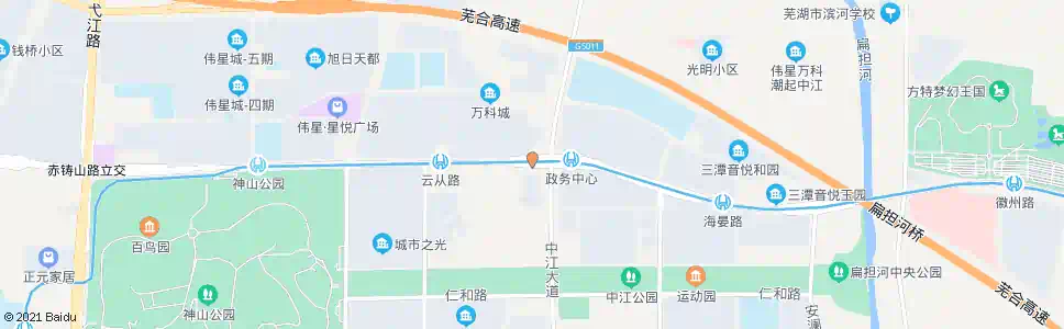 芜湖赤铸山中路_公交站地图_芜湖公交_妙搜公交查询2024