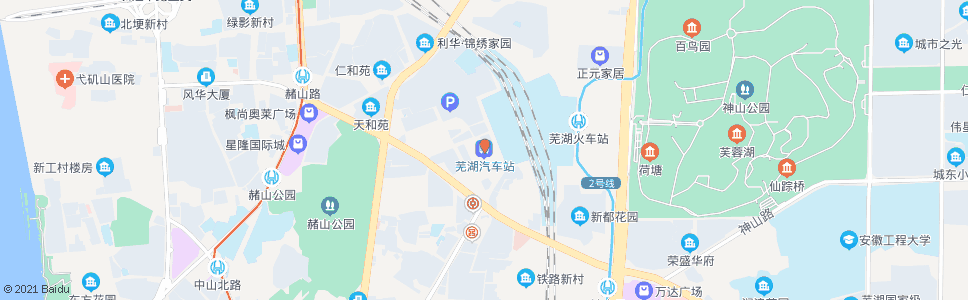 芜湖临时站(大田)_公交站地图_芜湖公交_妙搜公交查询2024