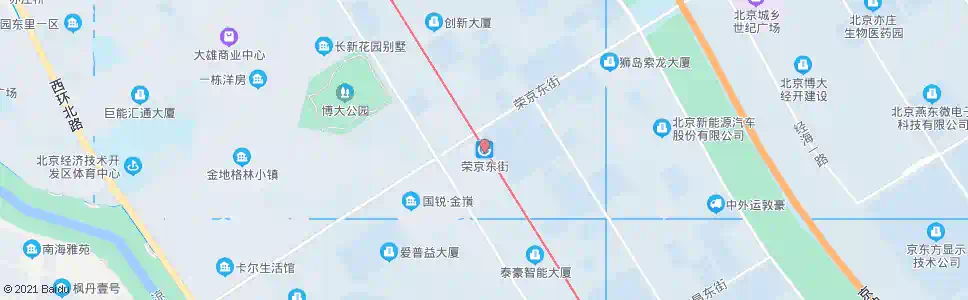 北京荣京东街_公交站地图_北京公交_妙搜公交查询2024