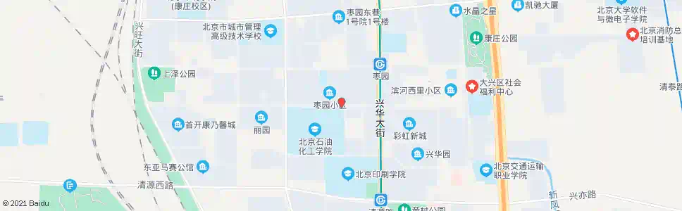 北京枣园小区_公交站地图_北京公交_妙搜公交查询2024