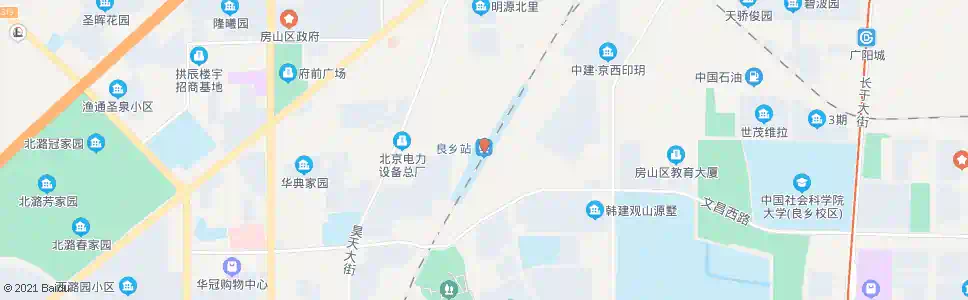 北京良乡火车站_公交站地图_北京公交_妙搜公交查询2024