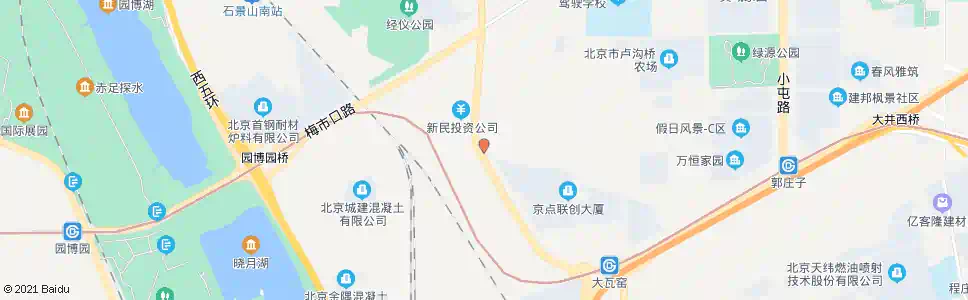 北京小郭庄_公交站地图_北京公交_妙搜公交查询2024