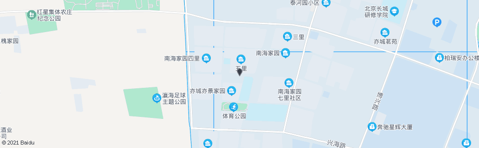 北京南海家园五里_公交站地图_北京公交_妙搜公交查询2024