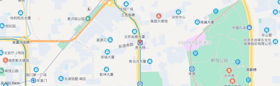 北京亮马桥站_公交站地图_北京公交_妙搜公交查询2024