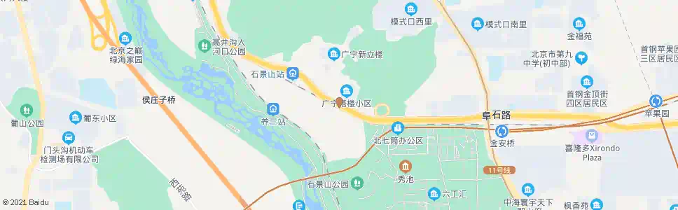 北京广宁村_公交站地图_北京公交_妙搜公交查询2024