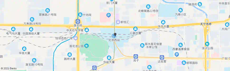 北京裕丰街西站_公交站地图_北京公交_妙搜公交查询2024