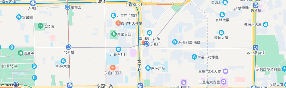 北京东直门_公交站地图_北京公交_妙搜公交查询2024