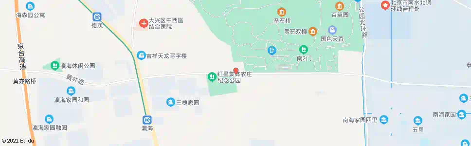 北京姜场村_公交站地图_北京公交_妙搜公交查询2024