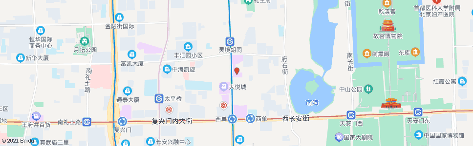 北京西单商场_公交站地图_北京公交_妙搜公交查询2024