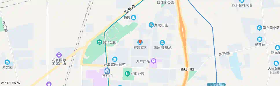 北京宏盛家园_公交站地图_北京公交_妙搜公交查询2024