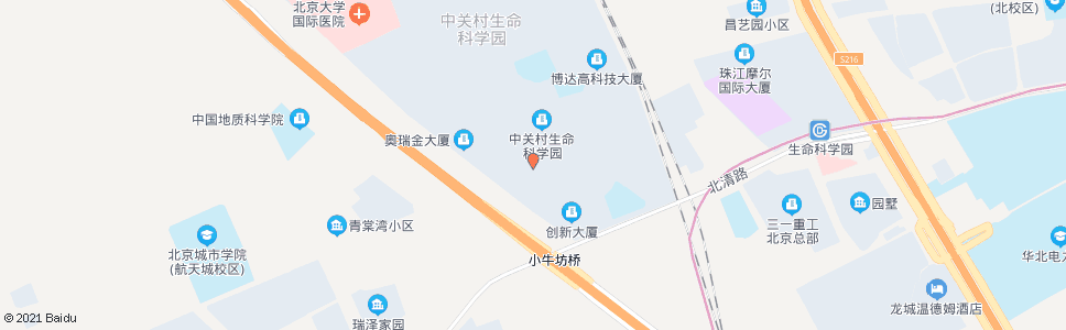 北京生命园路南站_公交站地图_北京公交_妙搜公交查询2024
