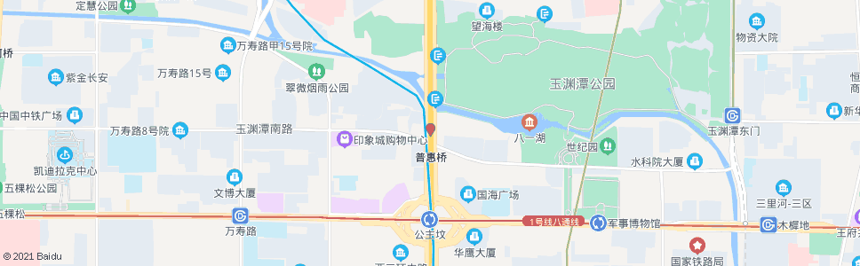北京八一湖_公交站地图_北京公交_妙搜公交查询2024