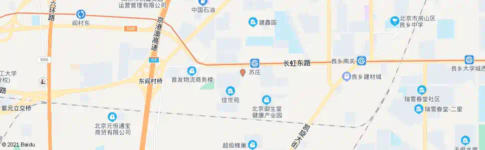 北京佳世苑小区_公交站地图_北京公交_妙搜公交查询2024