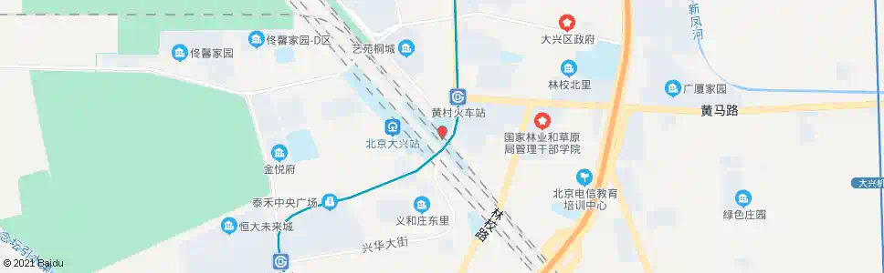 北京黄村_公交站地图_北京公交_妙搜公交查询2024