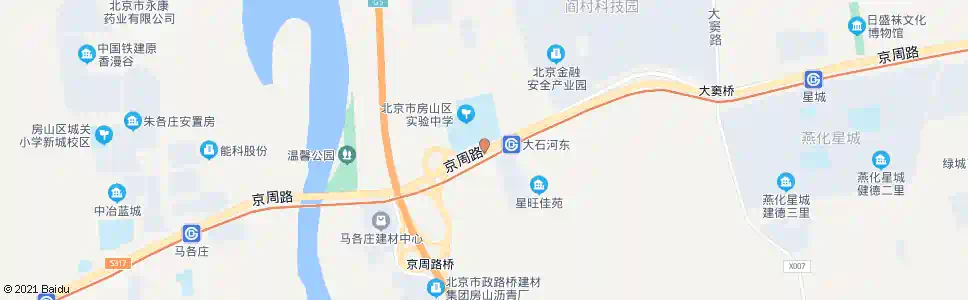 北京大石河_公交站地图_北京公交_妙搜公交查询2024