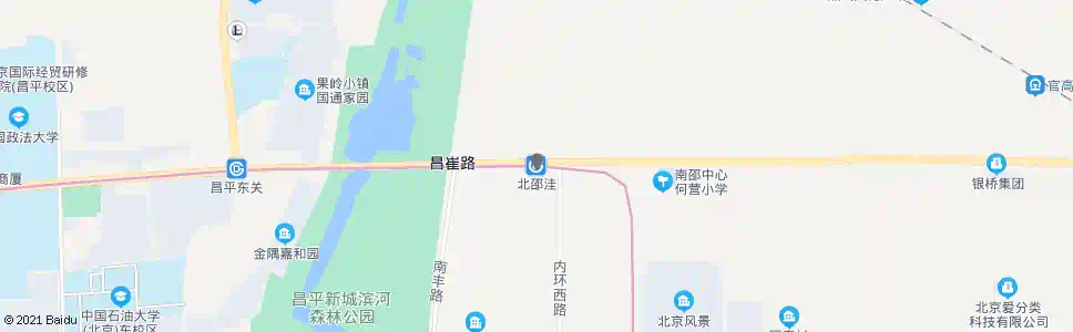 北京北邵洼_公交站地图_北京公交_妙搜公交查询2024