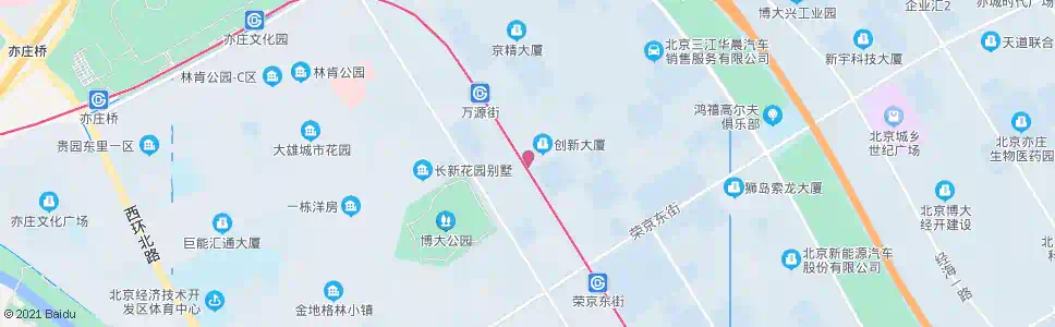 北京经开创业园_公交站地图_北京公交_妙搜公交查询2024