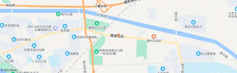 北京通州古城村_公交站地图_北京公交_妙搜公交查询2024