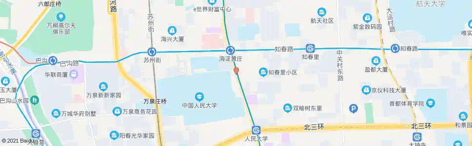 北京海淀黄庄南_公交站地图_北京公交_妙搜公交查询2024