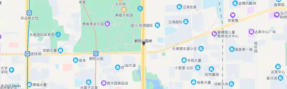 北京朝阳公园桥北_公交站地图_北京公交_妙搜公交查询2024